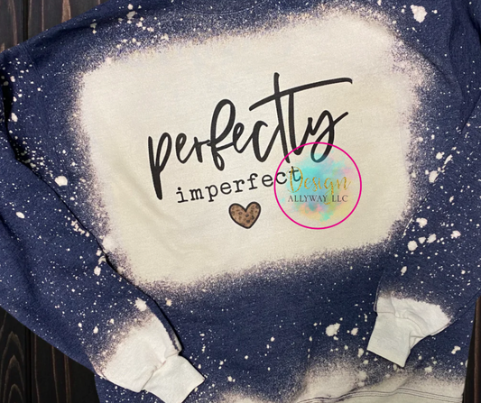 Perfectly Imperfect Bleached Crewneck Sweatshirt