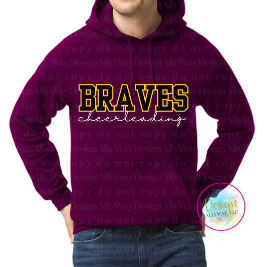 Cheerleading Spirit Hooded Sweatshirt- Fall 2023