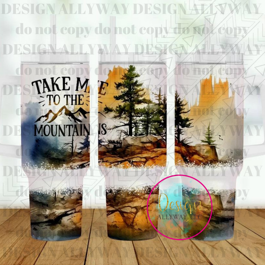 Take Me To The Mountains 40 Oz. Tumbler