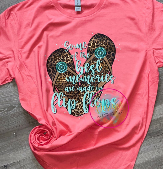 Best Memories Are Made In Flip Flops T-Shirt