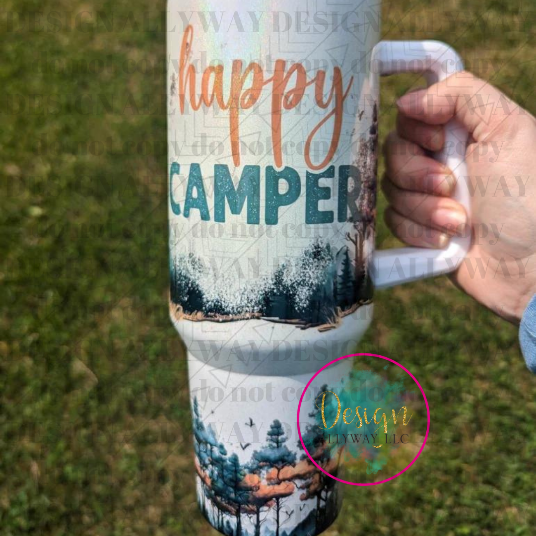 Happy Camper 40 Oz. Tumbler