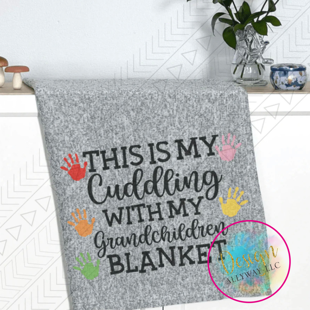 Grandchildren Cuddling Blanket