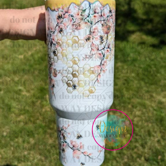 Bee 40 Oz. Shimmer Tumbler