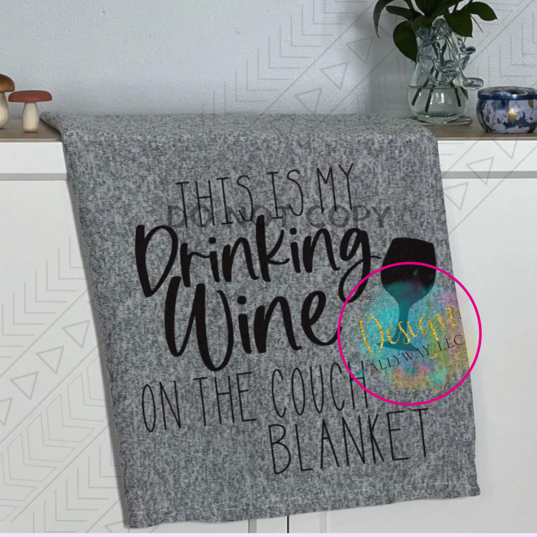 Drinking Wine Blanket