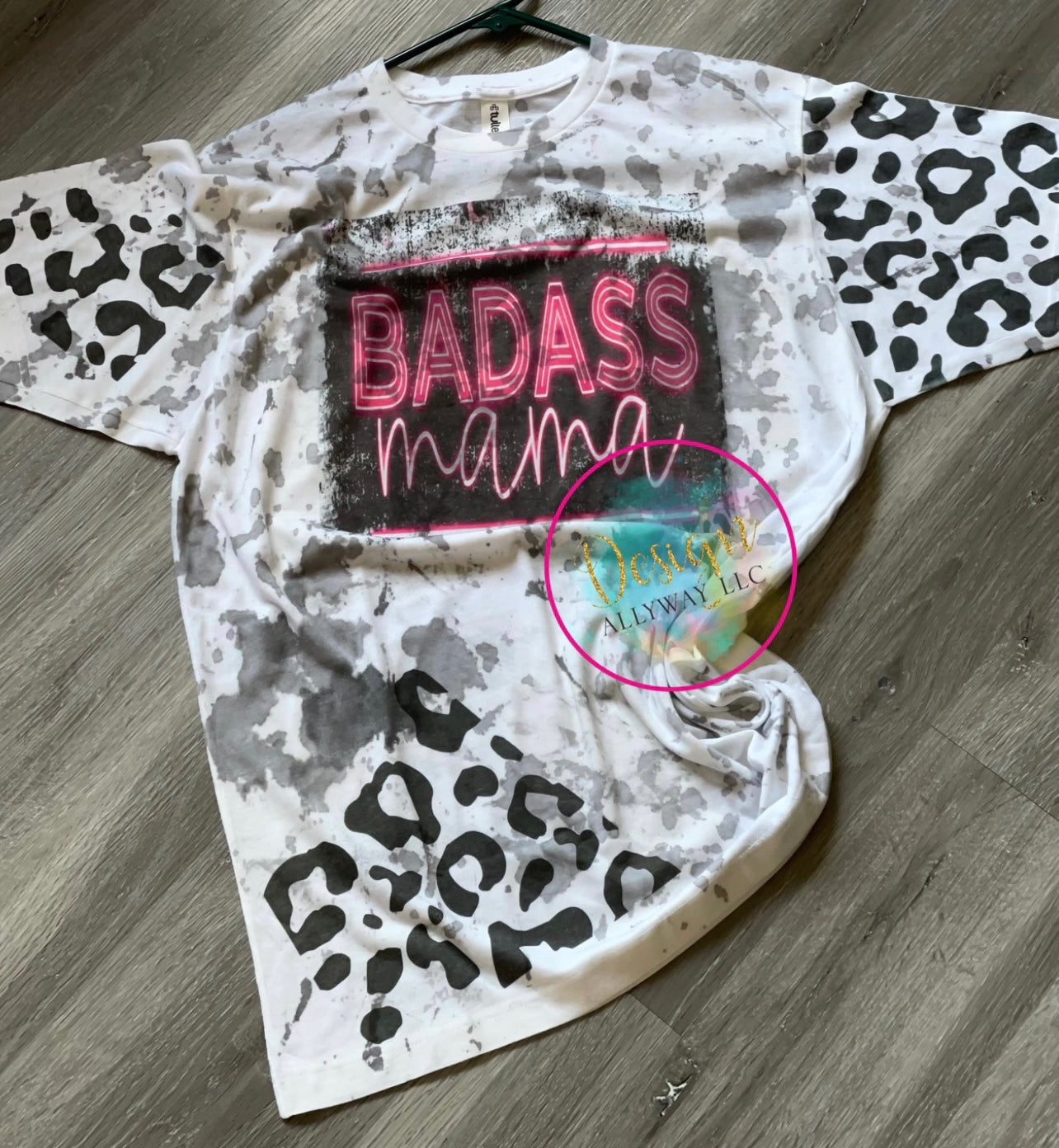 Badass Mama Tie Dye T-shirt