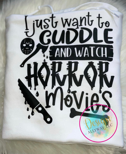 Cuddle & Horror Movies Sweatshirt