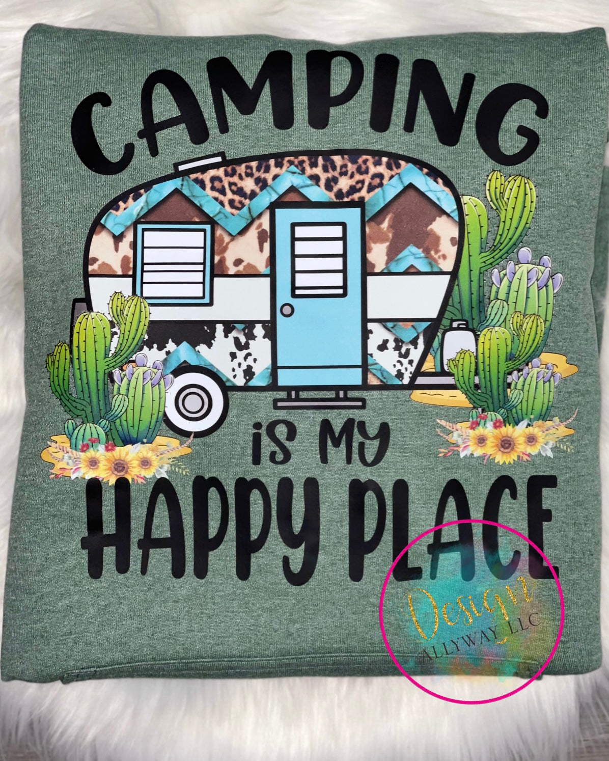 Camping Is My Happy Place Sweatshirt