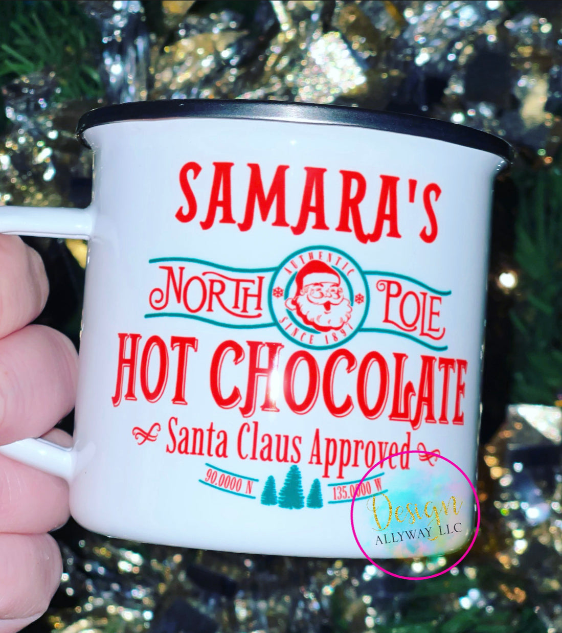 Personalized Hot Chocolate Camping Mug