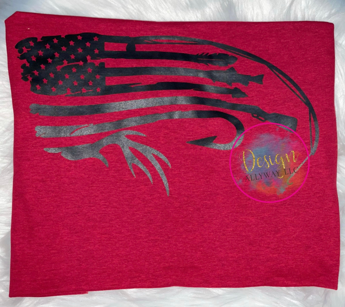 Fishing/Hunting Flag T-shirt