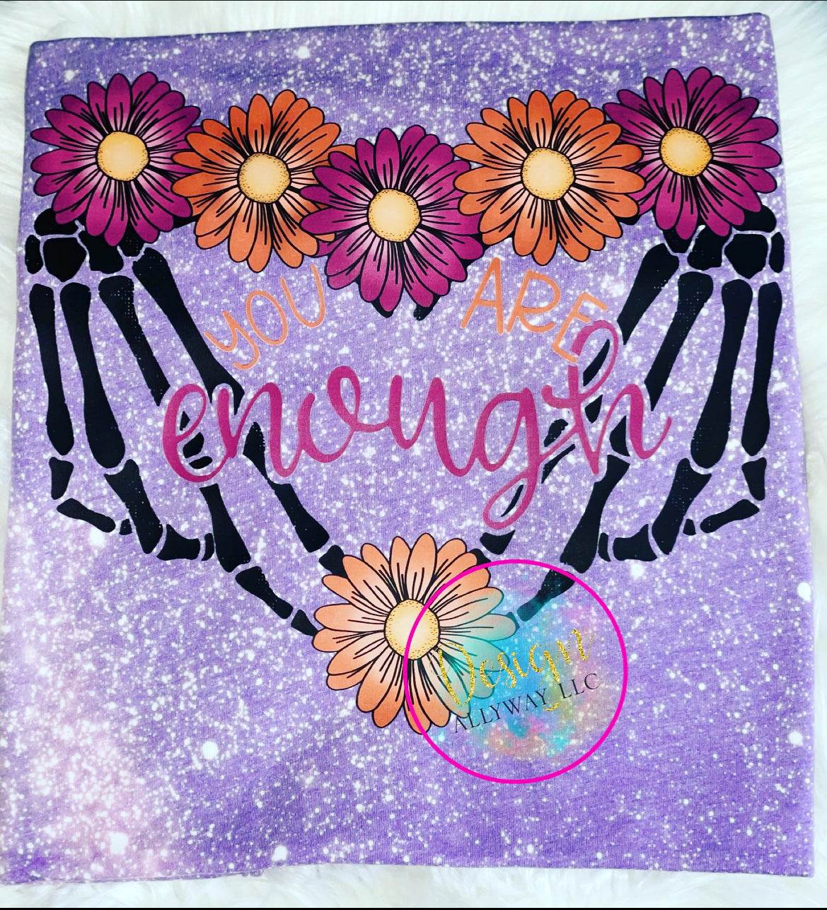 You Are Enough Floral T-shirt