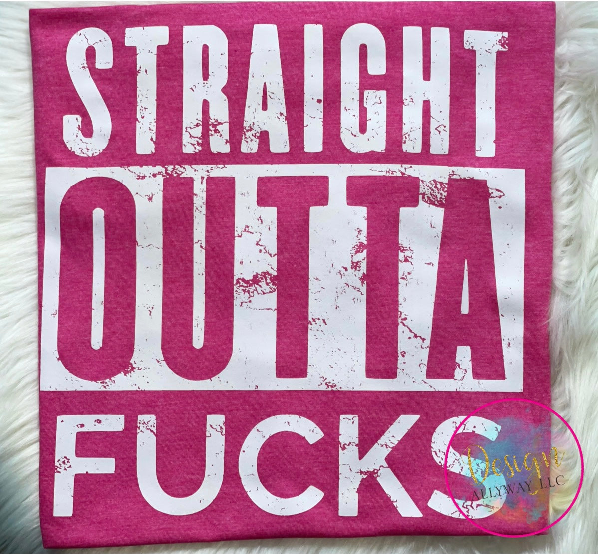 Straight Outta F’s Distressed T-shirt