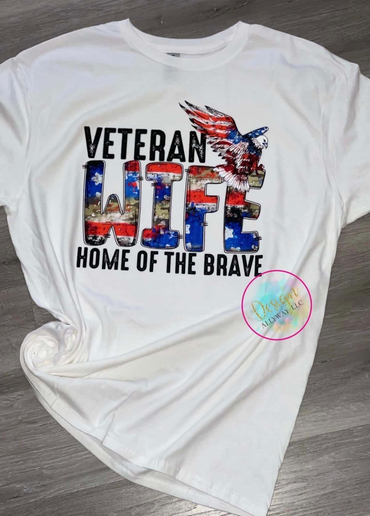 Veteran Wife T-shirt