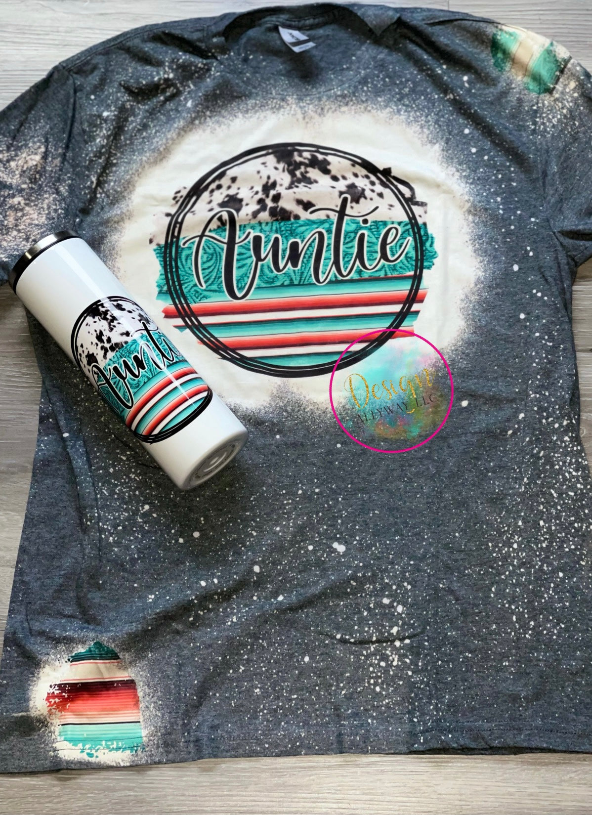 Auntie T-shirt & Tumbler Bundle