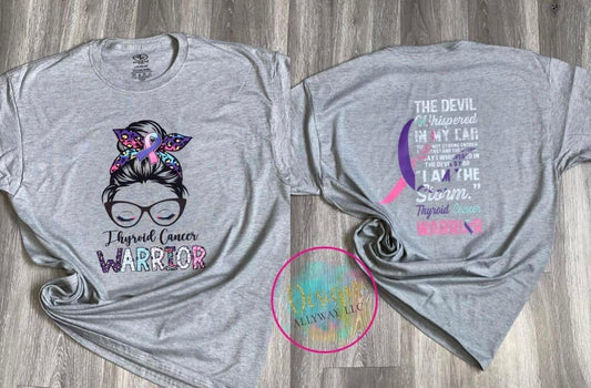 Thyroid Cancer Warrior T-shirt