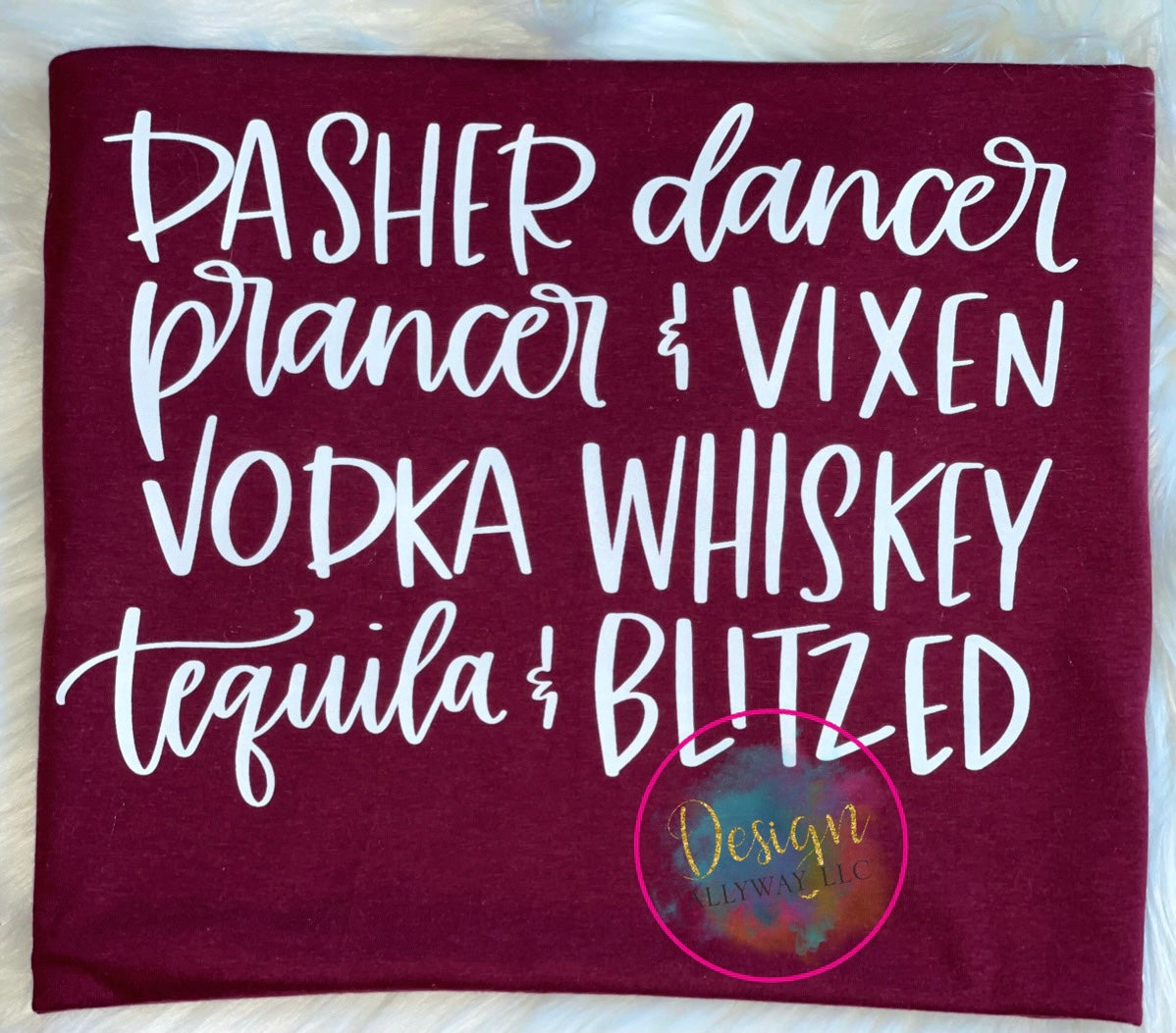 Dasher, Dancer, Tequila, Blitzed T-shirt