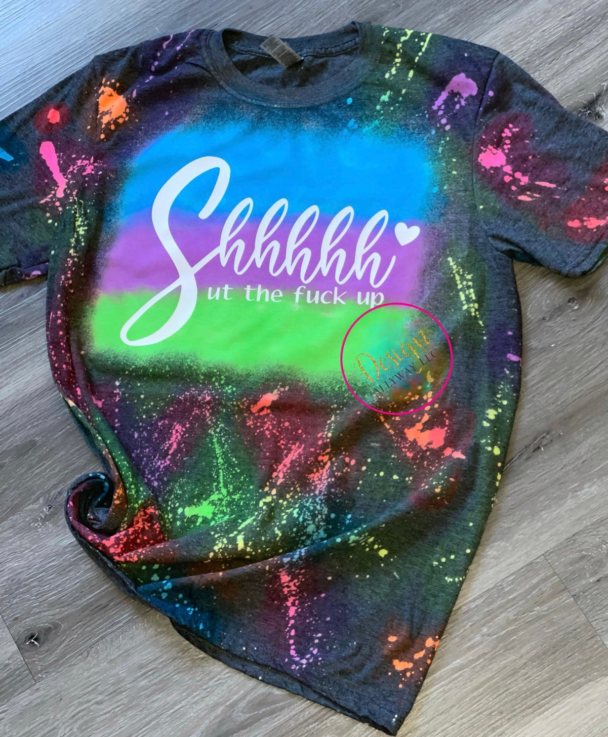 Shh Tie-Dyed T-shirt