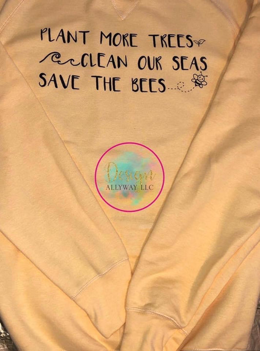 Save the Bees Crewneck Sweatshirt