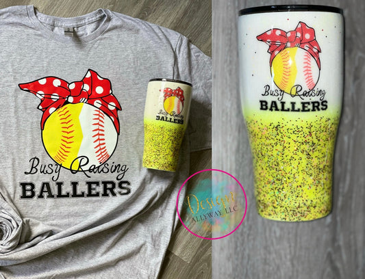 Busy Raising Ballers T-Shirt