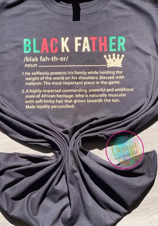 Black Father T-Shirt