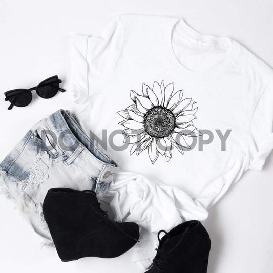 Sunflower Outline T-shirt